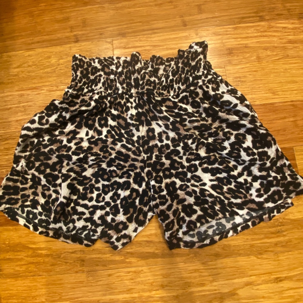 Cheetah print shorts